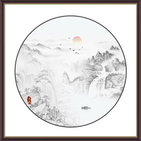 新中式山水画