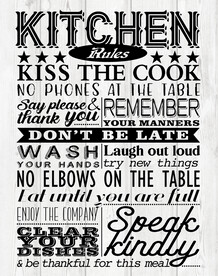 木板木纹英文挂板