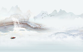 意境现代新背景墙 TIF分层