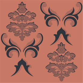 硅藻泥网板欧式现代中式花纹图片