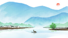 山水画 晶瓷画 新中式