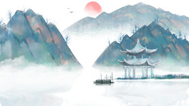 山水画 晶瓷画 新中式