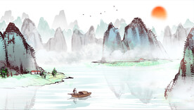 山水画 晶瓷画 新中式