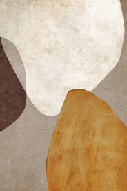 几何色块拼接装饰画