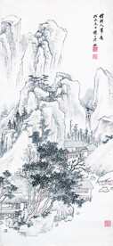 装饰画 晶瓷画 新中式