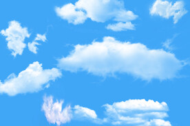 蓝天白云