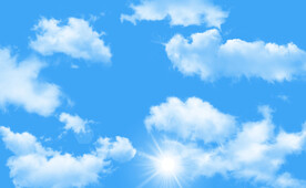 蓝天白云