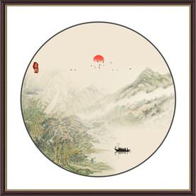 新中式山水画