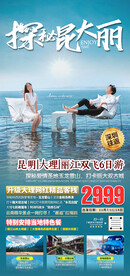 云南旅游海报