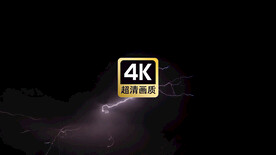 片头宣传片素材风暴乌云闪电云层