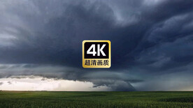 片头宣传片素材风暴乌云闪电云层