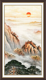 玄关山水画