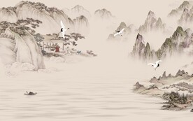 黑白灰背景墙