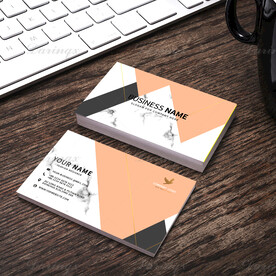 时尚几何图案通用名片模板