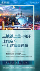 高端地产价值灯箱海报宣传展板