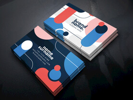 创意抽象艺术风格名片设计模板