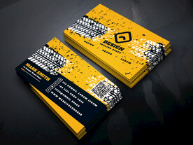 汽车轮胎销售名片模板