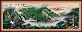 靠山风水画