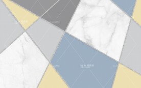 几何图形背景墙画