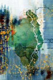 简约抽象油画