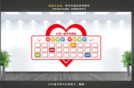 团队风采文化墙