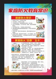 家庭防火教育常识
