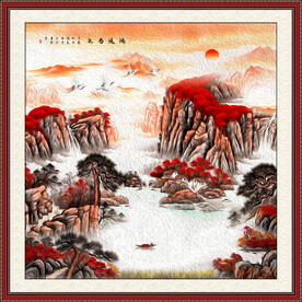 国画山水