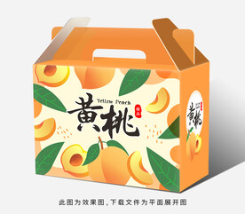 黄桃礼盒包装