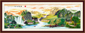 客厅山水画
