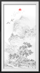 玄关山水画