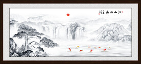 水墨山水画