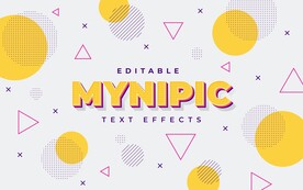 孟菲斯几何抽象海报背景