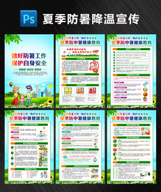 夏季防暑宣传栏