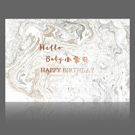 灰色大理石生日背景