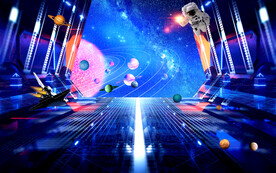 宇宙星空直播背景