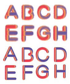 可爱字母