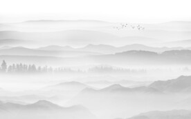 水墨山