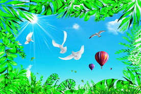 蓝天白云软膜天花