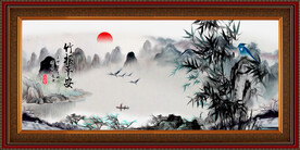 国画竹子