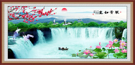 巨幅山水画