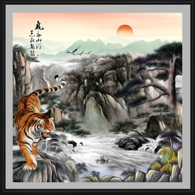国画老虎