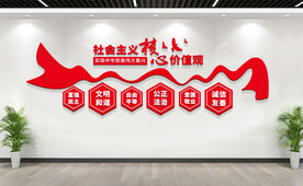 社会主义核心价值观文化墙