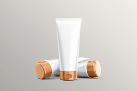 化妆品瓶样机不同风格瓶装