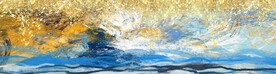 抽象洒金油画