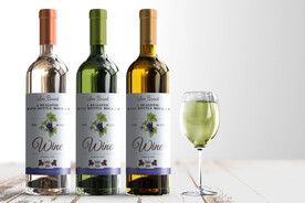 写实干红红酒洋酒包装样机模型