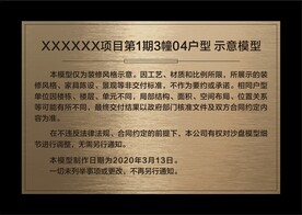 模型水牌