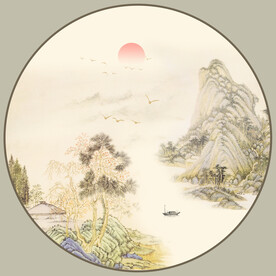 水墨画