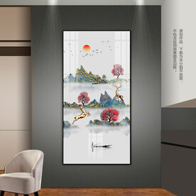 抽象玄关装饰画客厅挂画床头画