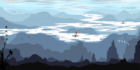 水墨山水画