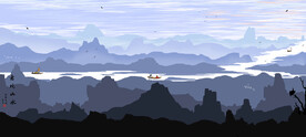水墨山水画